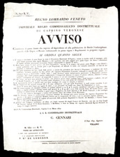 1822 manifesto verona usato  Verona