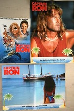 CONJUNTO de 2 cartões de lobby de meia folha CAPITÃO RON Kurt Russell + pôster de filme, usado comprar usado  Enviando para Brazil
