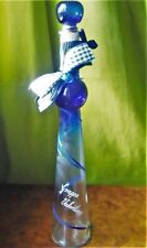 Zierflasche blau 41cm gebraucht kaufen  München