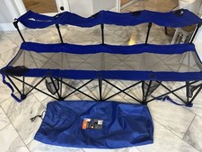 Banco esportivo portátil com porta-copos. Resistente, dobrável. Vem com bolsa, usado comprar usado  Enviando para Brazil