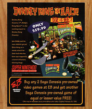 Donkey Kong Country 2 Diddy's Kong Quest - Anúncios impressos de videogame pôster arte 1996 comprar usado Donkey Kong Country 2 Diddy's Kong Quest - Anúncios impressos de videogame pôster arte 1996 comprar usado  Enviando para Brazil