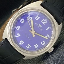 RELÓGIO SUÍÇO MASCULINO DE CORDA MANUAL RECONDICIONADO MOSTRADOR AZUL a600001-3, usado comprar usado  Enviando para Brazil