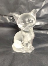 Katzenfigur glas deko gebraucht kaufen  Namborn