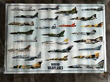 Aviões de guerra modernos pôster vintage força aérea militar caças a jato arte do mundo comprar usado  Enviando para Brazil