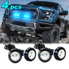 4x luzes de corrida de grade frontal de LED azul fumê para Ford F150 Raptor Style comprar usado  Enviando para Brazil