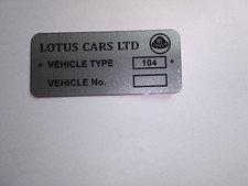 Typenschild lotus mega gebraucht kaufen  Deutschland