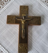 Kruzifix wandkreuz holz gebraucht kaufen  Würselen