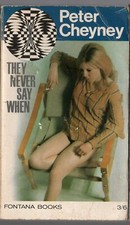 Peter cheyney never for sale  MANSFIELD
