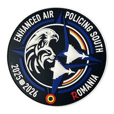 Luftwaffe TaktLwG 71"Richthofen" enhanced Air Policing South 25/26 Mission Patch, usado comprar usado  Enviando para Brazil