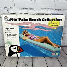 Colchão inflável vintage Puffin Palm Beach Collection colchão de solteiro flutuador para piscina comprar usado  Enviando para Brazil