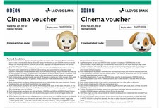 Odeon cinema tickets for sale  AYLESFORD