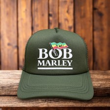 Boné de bola Bob Marley masculino caminhoneiro oliva jamaica reggae três passarinhos comprar usado  Enviando para Brazil