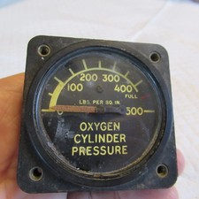 Medidor de pressão de cilindro de oxigênio vintage para aeronaves militares GA-15-B comprar usado  Enviando para Brazil