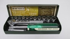 Vintage S-K Tools EUA 15 Peças 1/4” Conjunto de Soquete de Unidade #4915 Em Caixa de Metal ~ LIMPO!, usado comprar usado  Enviando para Brazil