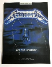 METALLICA RIDE THE LIGHTNING BANDA PARTITURA GUITARRA JAPÃO TAB comprar usado  Enviando para Brazil