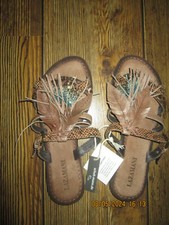 Lazamani sandalen leder gebraucht kaufen  Albershausen