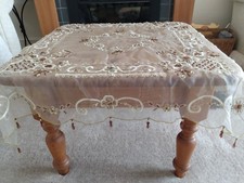 Handmade tablecloth 83cm for sale  COLCHESTER