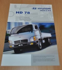 Folheto russo Hyundai HD 78 caminhão Prospekt comprar usado  Enviando para Brazil