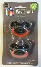 Chupetas infantis Chicago Bears GLOW IN THE DARK bebê NOVO pacote com 2 presente, usado comprar usado  Enviando para Brazil