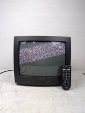 TV Sharp Linytron 13" Crt com controle remoto universal Sony - jogos retrô #13E-M100 comprar usado  Enviando para Brazil