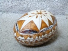 Antigo Ovo de Galinha Real Pintado à Mão Pysanky Esmalte Russo Preto Marrom Claro  comprar usado Antigo Ovo de Galinha Real Pintado à Mão Pysanky Esmalte Russo Preto Marrom Claro  comprar usado  Enviando para Brazil