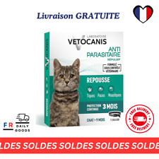 Collier chat antipuces d'occasion  France