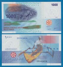 Novo: Comores 1000 Francos de notas P 16c 2005 2020 não circulada híbrido Comores P 16 C, usado comprar usado  Enviando para Brazil
