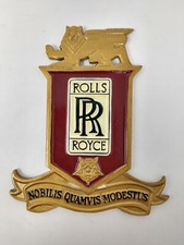 Rolls-Royce Vintage Latão Leão Passante Top Dealer Apresentação Placa Emblema comprar usado  Enviando para Brazil