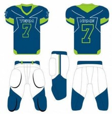 Usado, Calças acolchoadas personalizadas uniforme de futebol americano + conjuntos personalizados de jersey 10x. comprar usado  Enviando para Brazil