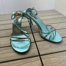 Sandália vintage Steve Madden turquesa metálica tamanho 9 comprar usado  Enviando para Brazil