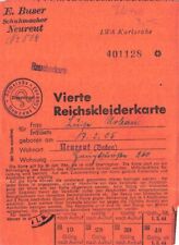 735382 reichskleiderkarte neur gebraucht kaufen  Deutschland