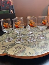 Vintage sherry glasses for sale  WISBECH