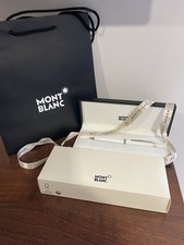 Penna montblanc bianca usato  Italia