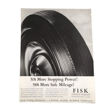 Fisk tires magazine for sale  Staten Island