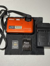 [Estado perfeito] Câmera Digital Nikon COOLPIX AW100 Laranja Sol 16.2 MP Pacote Testado, usado comprar usado  Enviando para Brazil