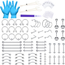 100pcs kit piercing usato 100pcs kit piercing usato  Roma