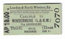 Railway tickets rly for sale  CRAIGAVON