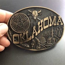 Oklahoma belt buckle for sale  Littleton