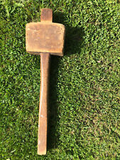 Vintage wooden mallet for sale  RYDE