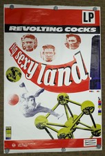 Vintage 1991 Galos Revoltantes Grande Sexy Terra Cera Trax Gigante Pôster Metrô 60 X 40, usado comprar usado  Enviando para Brazil