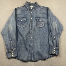 Wrangler shirt mens for sale  Manchester