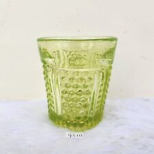 Copo de vidro antigo design bolha cor verde neon colecionável Japão GT232 comprar usado  Enviando para Brazil
