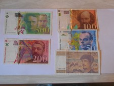 Billets 20fr 50fr d'occasion  Belleville
