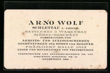 Vertreterkarte schlettau erzg gebraucht kaufen  Berlin