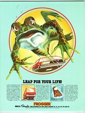 Frogger arcade flyer for sale  Collingswood