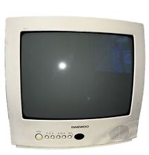 Televisor vintage para juegos Daewoo de 14"" pulgadas con transmisor de TV analógico HDMI a RF. segunda mano  Embacar hacia Argentina