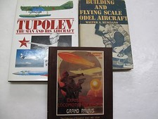 Lot of 3 Model Aircraft Aeronautica Tupolev Design Russia Gliders History  comprar usado  Enviando para Brazil