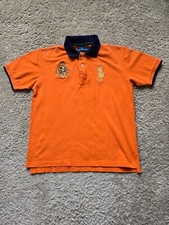 Usado, Camisa polo Ralph Lauren laranja número 2 masculina M tem algum desgaste comprar usado  Enviando para Brazil