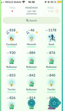 Pokémon Go - Shiny Cyndaquil Meowth - Mini PTC 100K Stardust comprar usado  Enviando para Brazil