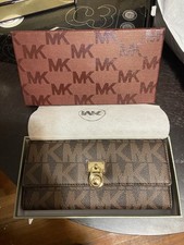 Carteira Michael Kors jet set tri fold assinatura NOVA NA CAIXA comprar usado  Enviando para Brazil